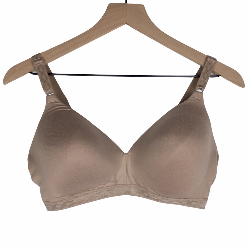 WARNER’S Bra Cloud 9 Wireless Contour Style 1269 Nude Neutral Beige Size 40C